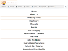 Tablet Screenshot of minesnminerals.com